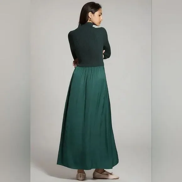 Anthropologie The Thea Twofer Sweater Dress In Green Size 2X NWT - threedaughtersproperties.com Anthropologie The Thea Twofer Sweater Dress In Green Size 2X NWT - threedaughtersproperties.com